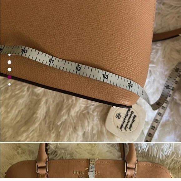 NWT Gorgeous Kate Spade Camel large satchel - Picture 6 of 6